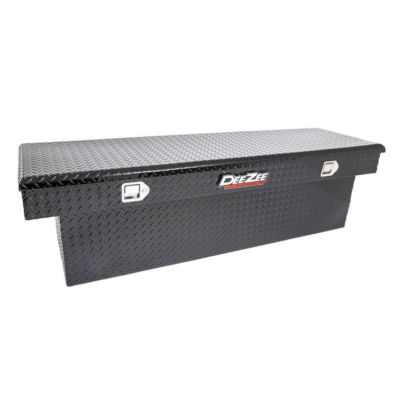 Deezee Universal Tool Box - Red Crossover - Single Lid Black BT (Deep Black)