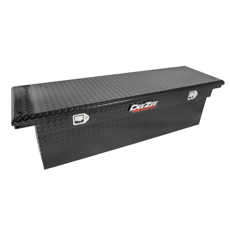 Deezee Universal Tool Box - Red Crossover - Single Lid Black BT (Deep Low)