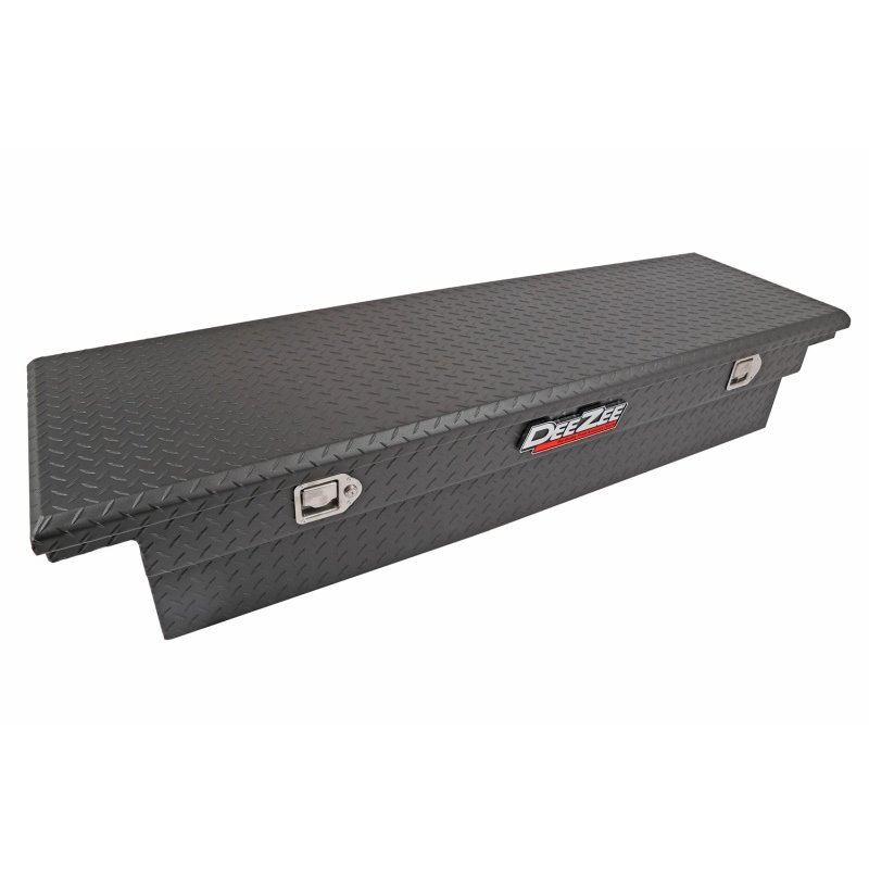 Deezee Universal Tool Box - Red Crossover - Single Lid Black BT (Low/Txt Blk)