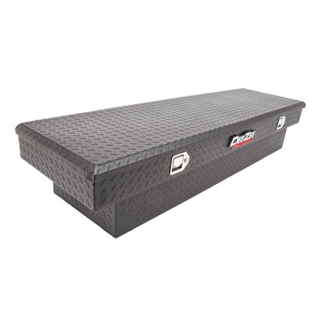 Deezee Universal Tool Box - Red Crossover - Single Lid Black BT