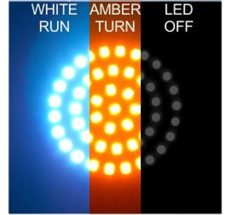 Letric Lighting Cvo Dlx Switchbacks Wht/Amb