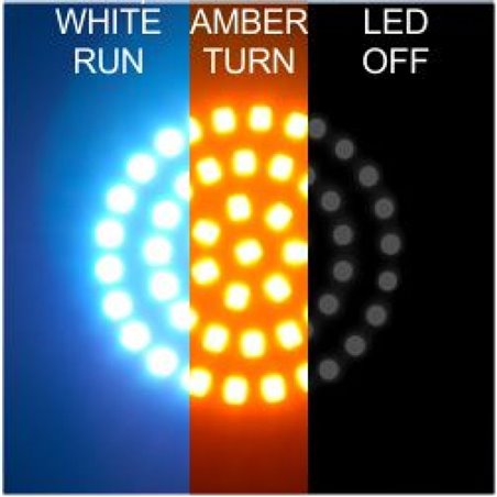 Letric Lighting Cvo Dlx Switchbacks Wht/Amb