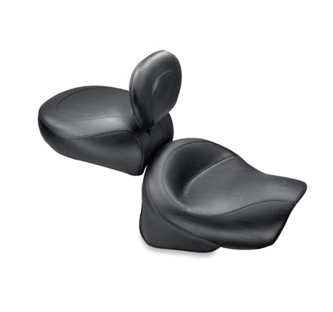 Mustang 00-08 Kawasaki Classic FI, Nomad FI Vintage 2PC Seat w/Driver Backrest - Black