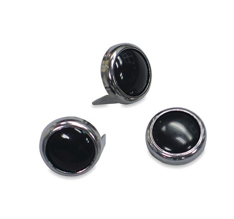 Mustang Studs 12.5mm (Bag of 10) - Black