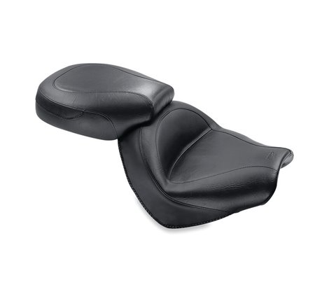 Mustang 04-09 Honda VTX1300C Wide Touring 2PC Seat - Black