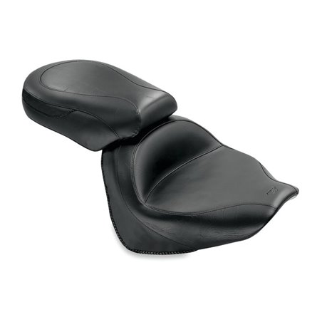 Mustang 02-09 Honda VTX1300 Retro, S & T Wide Touring 2PC Seat - Black