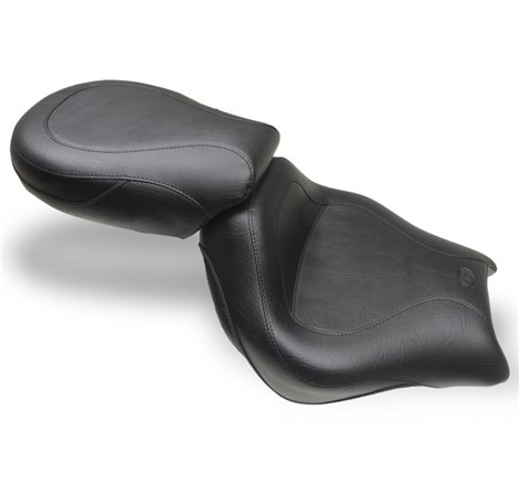 Mustang 02-08 Honda VTX1800C Sport Touring 2PC Seat - Black