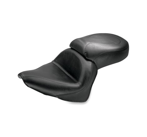 Mustang 99-08 Honda VLX600 Shadow Wide Touring 1PC Seat - Black