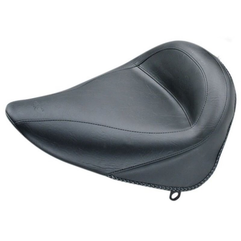 Mustang 84-06 Harley Standard Rear Touring Solo Seat - Black