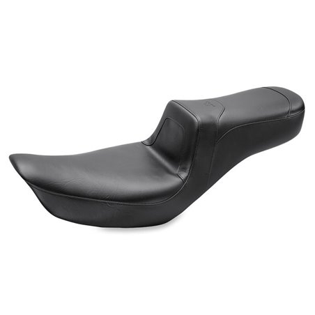 Mustang 06-17 Harley Dyna Squareback 1PC Seat - Black