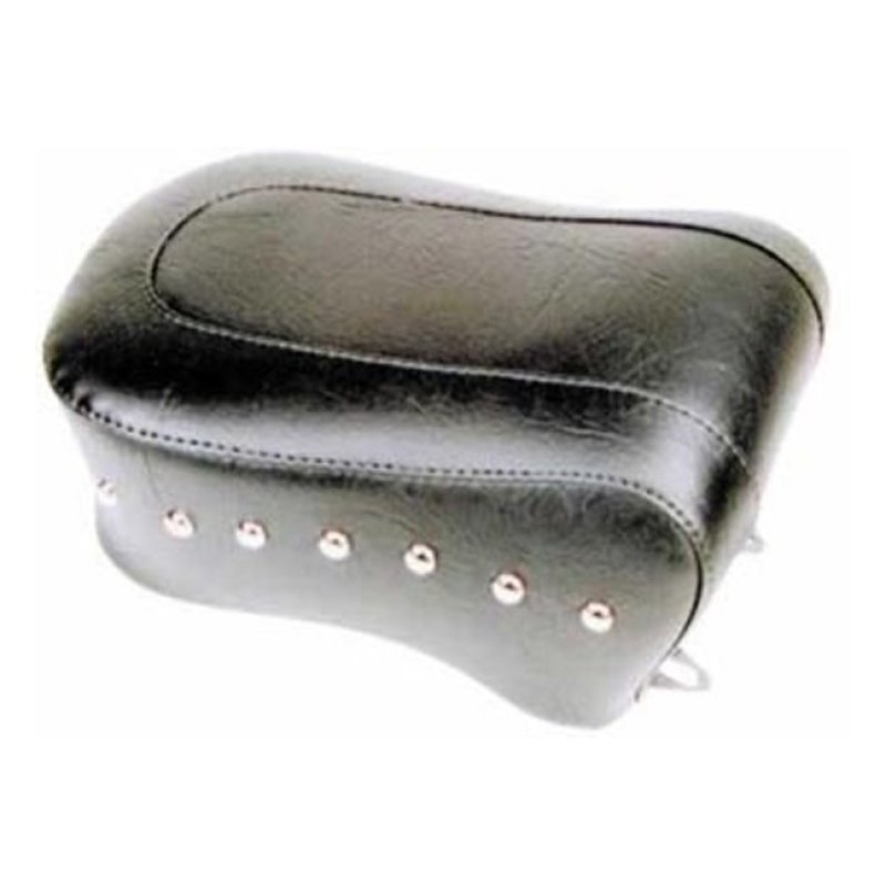 Mustang 91-05 Harley Dyna Standard Touring Passenger Seat w/Studs - Black