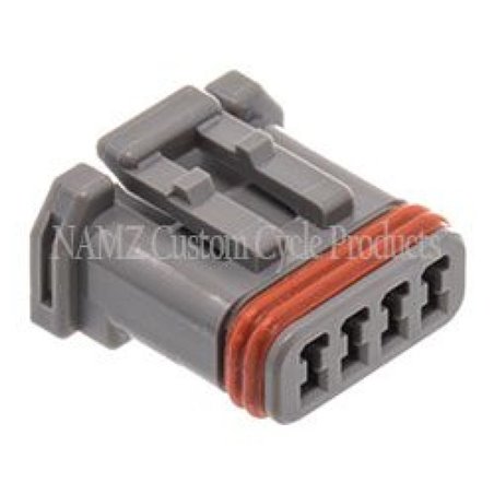 NAMZ JAE MX-1900 4-Position Gray Female Socket Housing (HD 69201179)