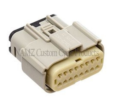 NAMZ 07-22 Glide Main Harness Molex MX-150 16-Position Female Connector - Grey (HD 72491-07GY)