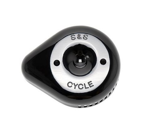 S&S Cycle Stealth Slasher Teardrop Air Cleaner Cover - Gloss Black