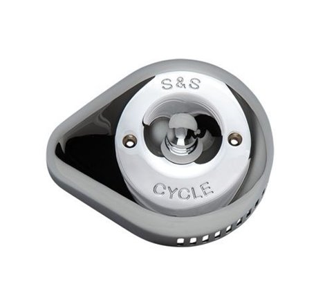 S&S Cycle Stealth Slasher Teardrop Air Cleaner Cover - Chrome