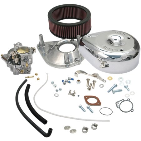 S&S Cycle 36-84 BT Models Super E Partial Carburetor Kit w/o Manifold & Mounting Hardware