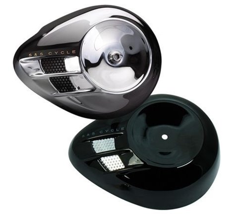 S&S Cycle Air Stream Air Cleaner Cover for all Stealth Applications - Gloss Black