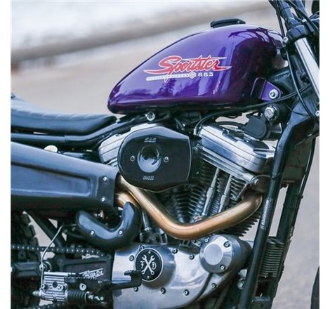 S&S Cycle Stealth Applications Tribute Air Cleaner Cover - Gloss Black