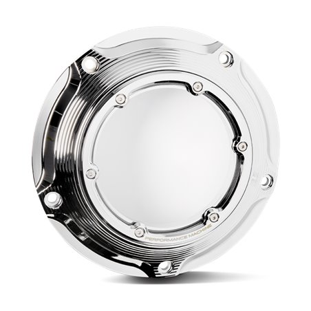 Performance Machine Vision Derby Cover W/Bezel - Chrome