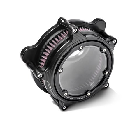 Performance Machine  Vision Air Cleaner W/Bezel - Black Ops