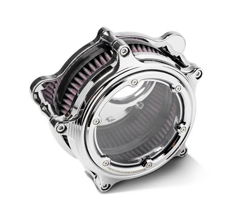 Performance Machine  Vision Air Cleaner W/Bezel - Chrome