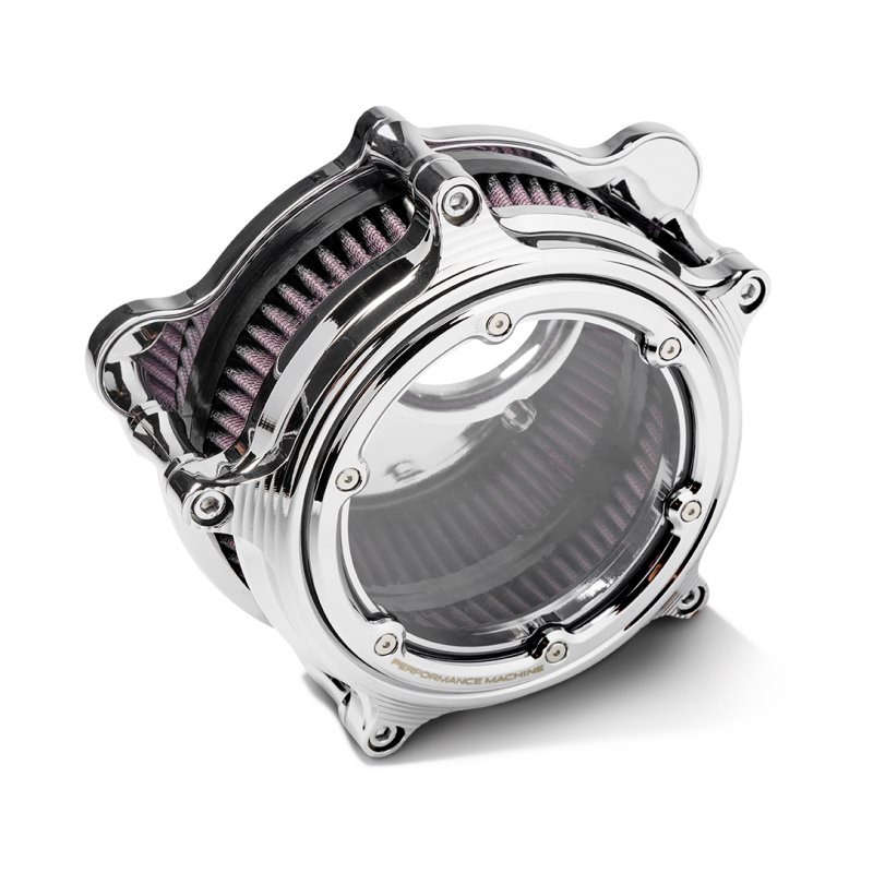 Performance Machine  Vision Air Cleaner W/Bezel - Chrome