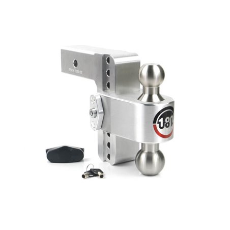 Weigh Safe 180 Hitch 6in Drop Hitch & 2.5in Shank (10K/18.5K GTWR) - Aluminum