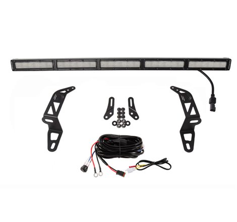 Diode Dynamics 18-21 Jeep JL Wrangler/Gladiator SS30 Bumper Bracket Kit - White Flood (Single)