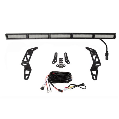 Diode Dynamics 18-21 Jeep JL Wrangler/Gladiator SS30 Bumper Bracket Kit - White Flood (Single)