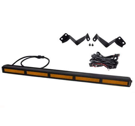 Diode Dynamics 16-21 Toyota Tacoma SS30 Stealth Lightbar Kit - Amber Flood