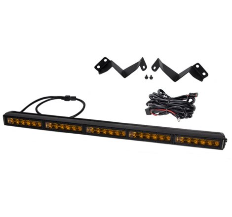 Diode Dynamics 16-21 Toyota Tacoma SS30 Stealth Lightbar Kit - Amber Driving