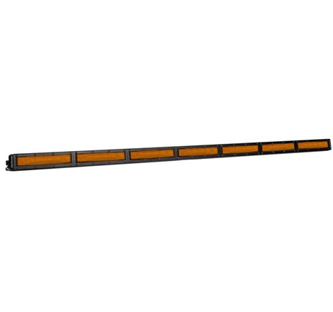 Diode Dynamics 42 In LED Light Bar Single Row Straight - Amber Flood Each Stage Series