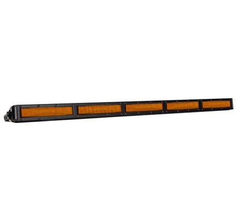 Diode Dynamics 30 In LED Light Bar Single Row Straight - Amber Flood Each Stage Series