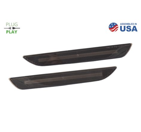 Diode Dynamics 15-21 EU/AU Ford Mustang LED Sidemarkers - Smoked (Pair)