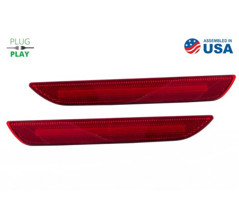 Diode Dynamics 15-21 EU/AU Ford Mustang LED Sidemarkers - Red (Pair)