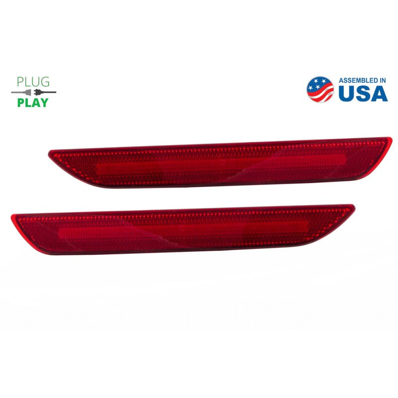 Diode Dynamics 15-21 EU/AU Ford Mustang LED Sidemarkers - Red (Pair)