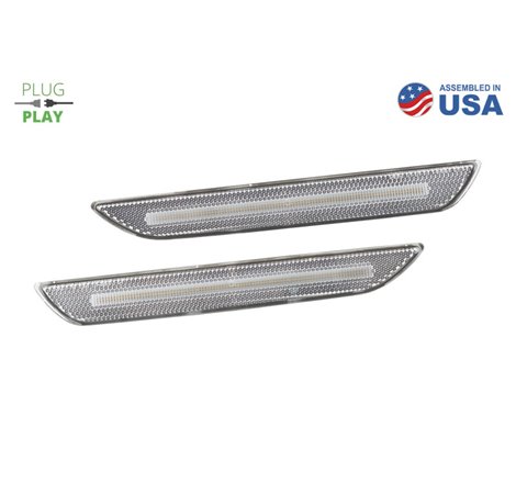 Diode Dynamics 15-21 EU/AU Ford Mustang LED Sidemarkers Clear (Pair)