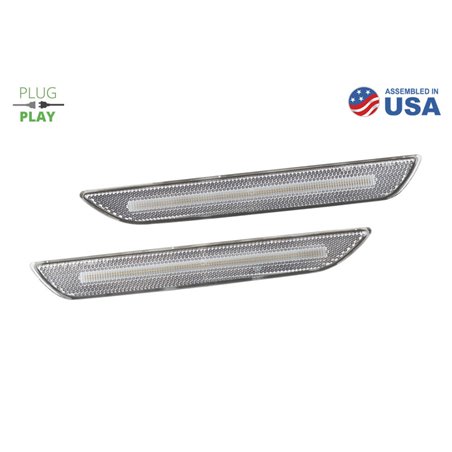 Diode Dynamics 15-21 EU/AU Ford Mustang LED Sidemarkers Clear (Pair)