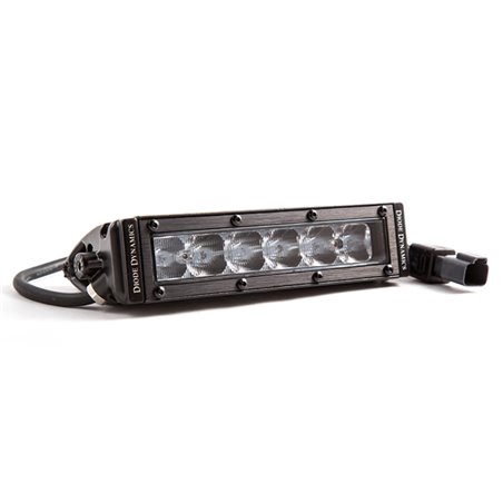 Diode Dynamics 6 In LED Light Bar Single Row Straight SS6 - White Driving Light Bar (Single)