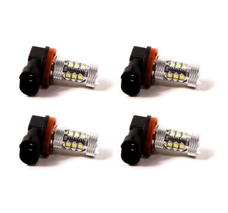 Diode Dynamics H11 XP80 LED - Cool - White Set of 4