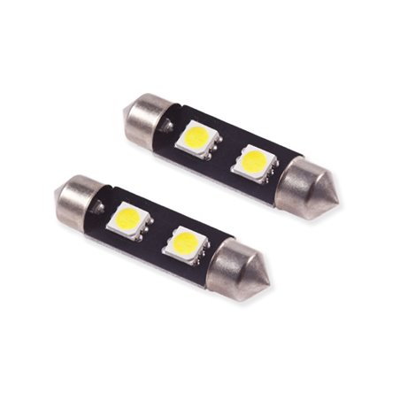 Diode Dynamics 39mm SMF2 LED Bulb - Cool - White (Pair)