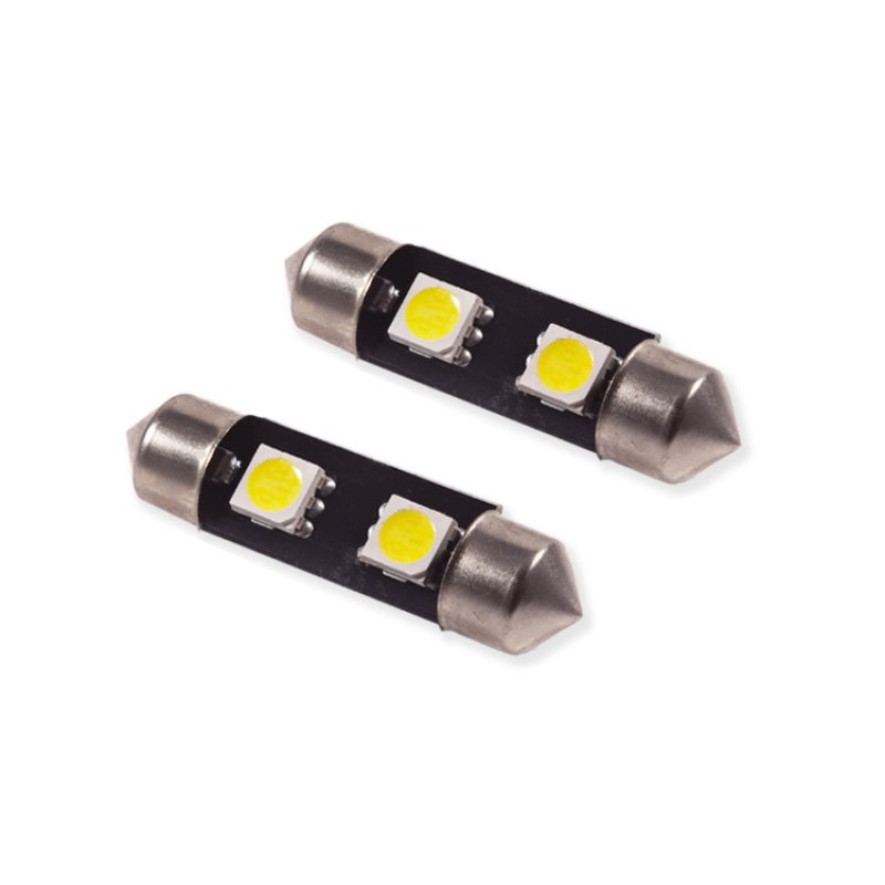 Diode Dynamics 36mm SMF2 LED Bulb - Cool - White (Pair)