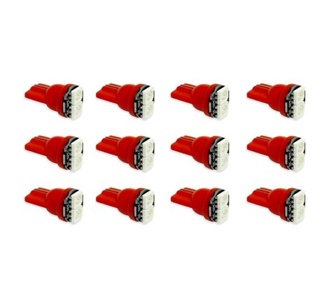 Diode Dynamics 194 LED Bulb SMD2 LED - Red Set of 12