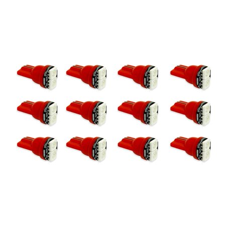 Diode Dynamics 194 LED Bulb SMD2 LED - Red Set of 12