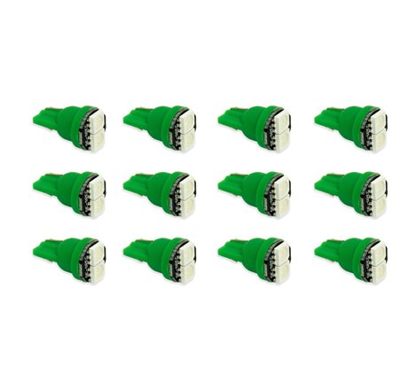 Diode Dynamics 194 LED Bulb SMD2 LED - Green Set of 12