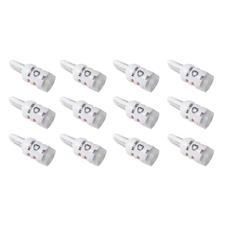 Diode Dynamics 194 LED Bulb HP5 LED - Cool - White Set of 12