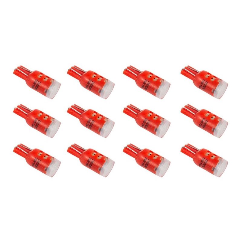 Diode Dynamics 194 LED Bulb HP5 LED - Red Set of 12