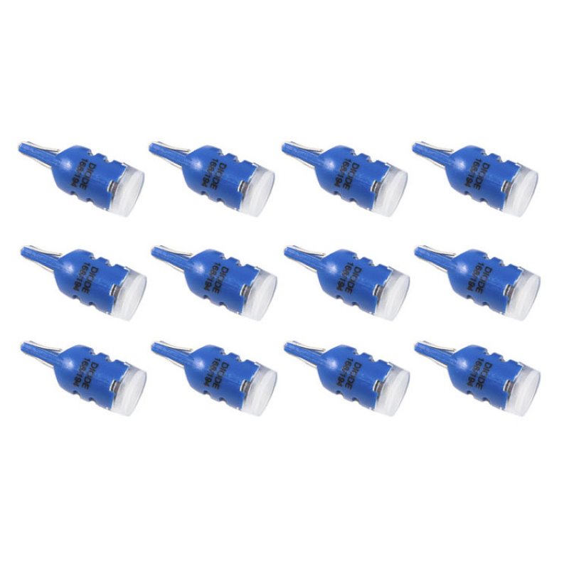 Diode Dynamics 194 LED Bulb HP5 LED - Blue Set of 12