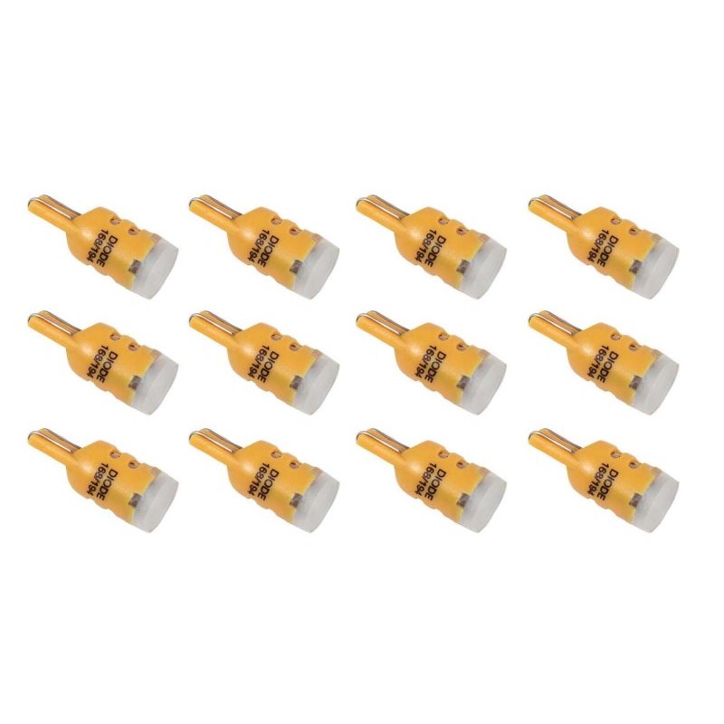 Diode Dynamics 194 LED Bulb HP5 LED - Amber Set of 12