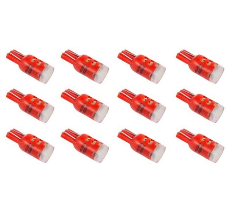 Diode Dynamics 194 LED Bulb HP3 LED - Red Set of 12